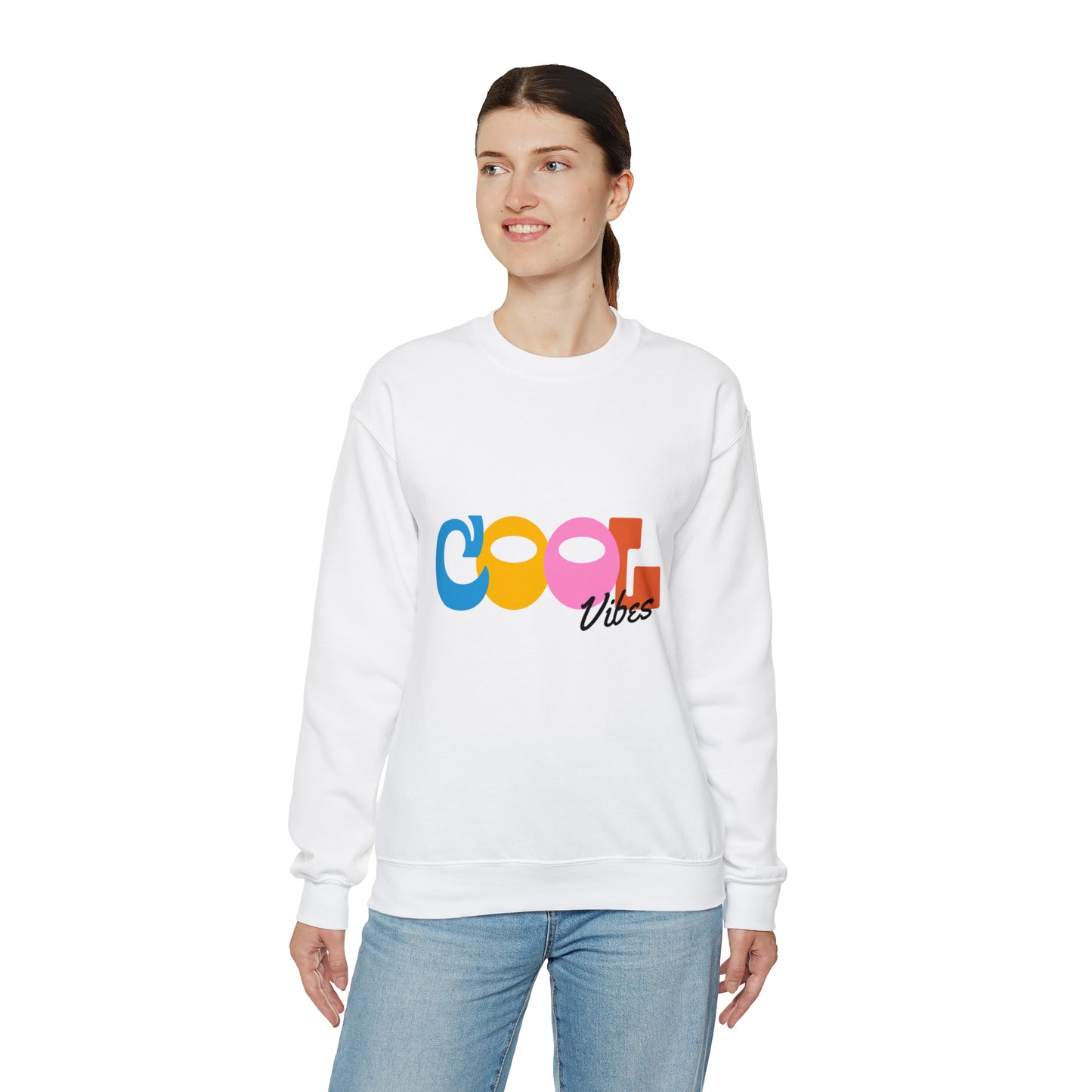 COOL vibes Colourful Heavy Blend™ Crewneck Sweatshirt for Men and Women