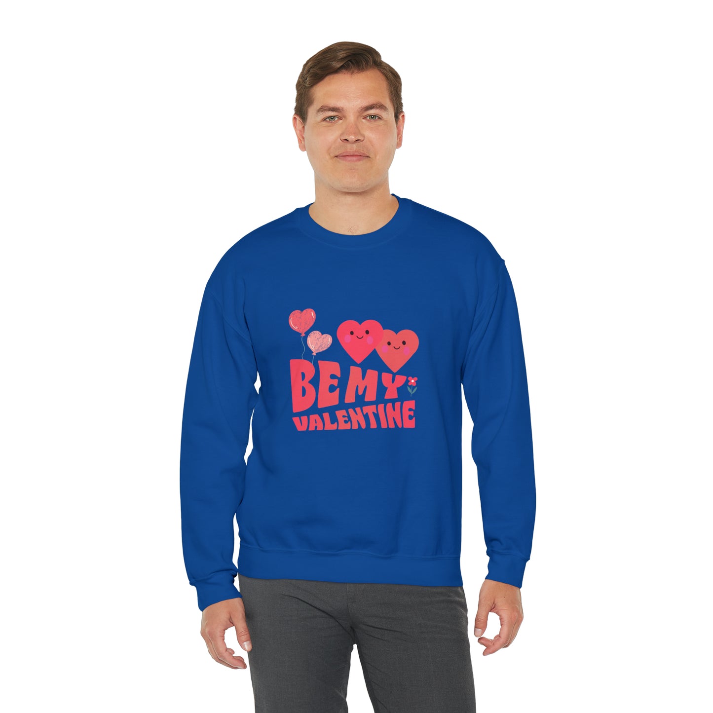 Be my valentine Heavy Blend™ Crewneck Sweatshirt for men and women