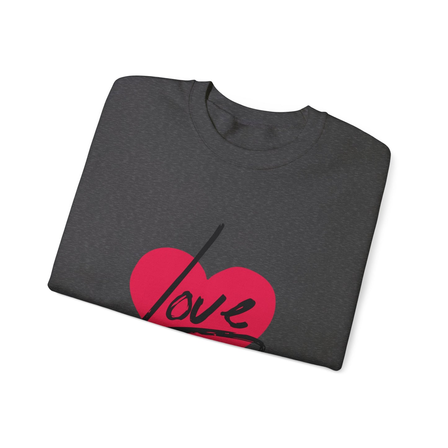 I LOVE YOU Valentine's special Heavy  Sweatshirt for men and women