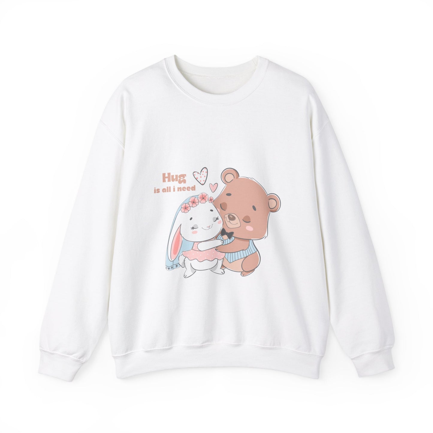 Hug is all i need Cute heavy Valentine's Special Sweatshirt for men and women