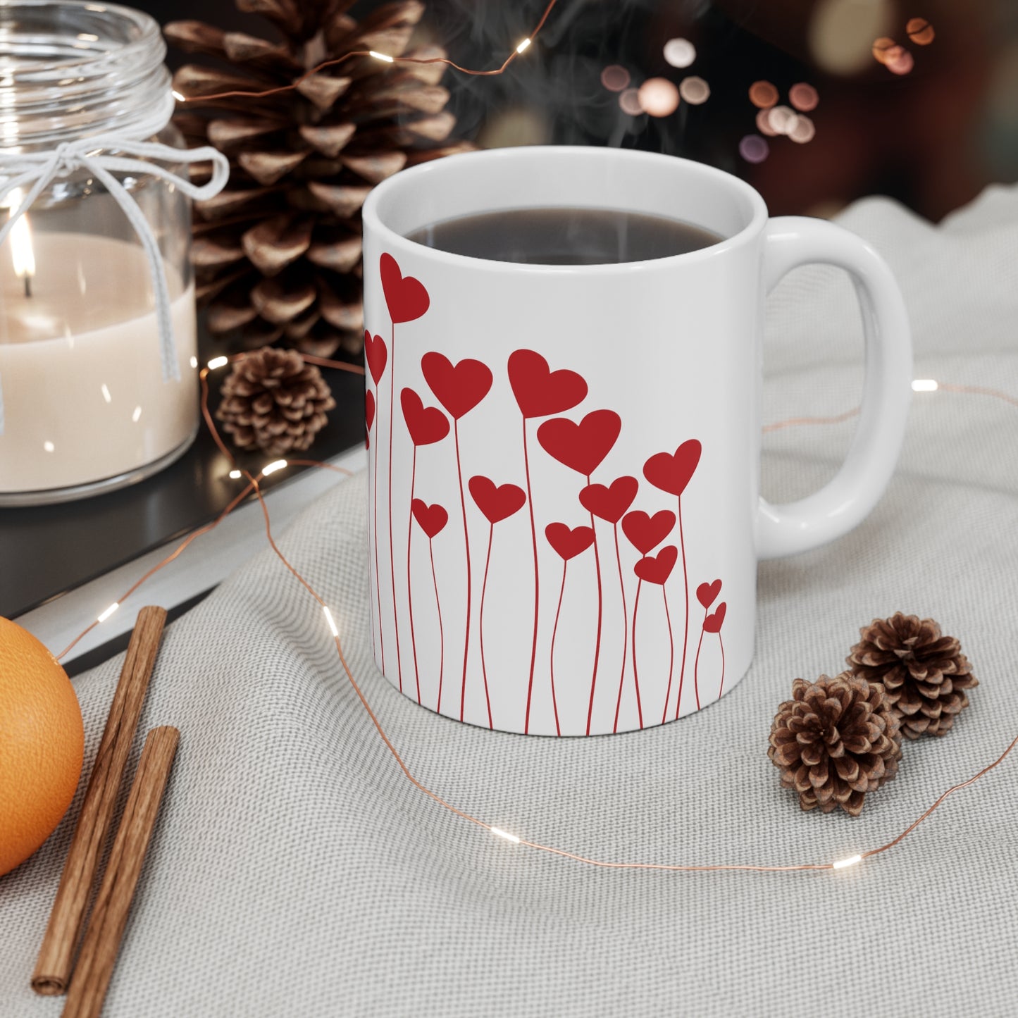 Love heart valentine's day gift coffee Mug 11oz