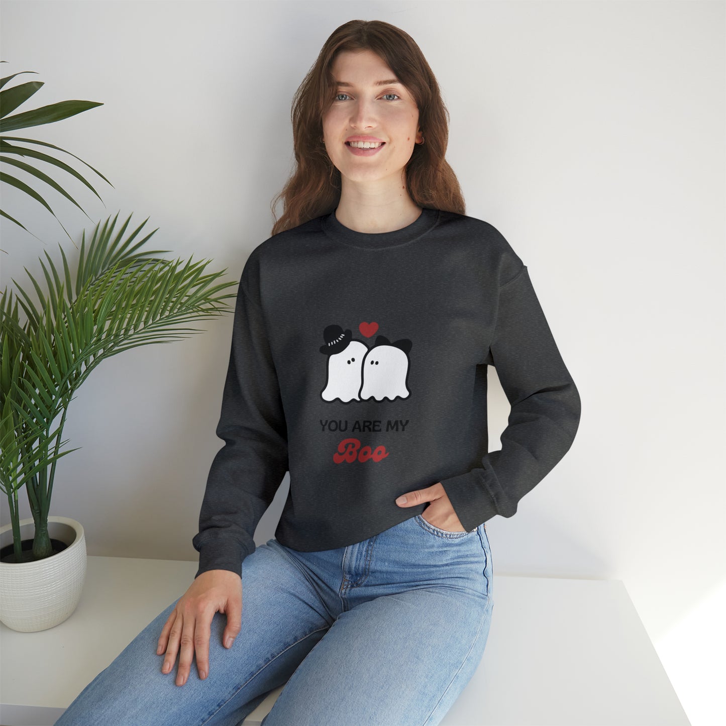 CUTE couple You are my BOO Heavy Blend™ Crewneck Sweatshirt for men and women