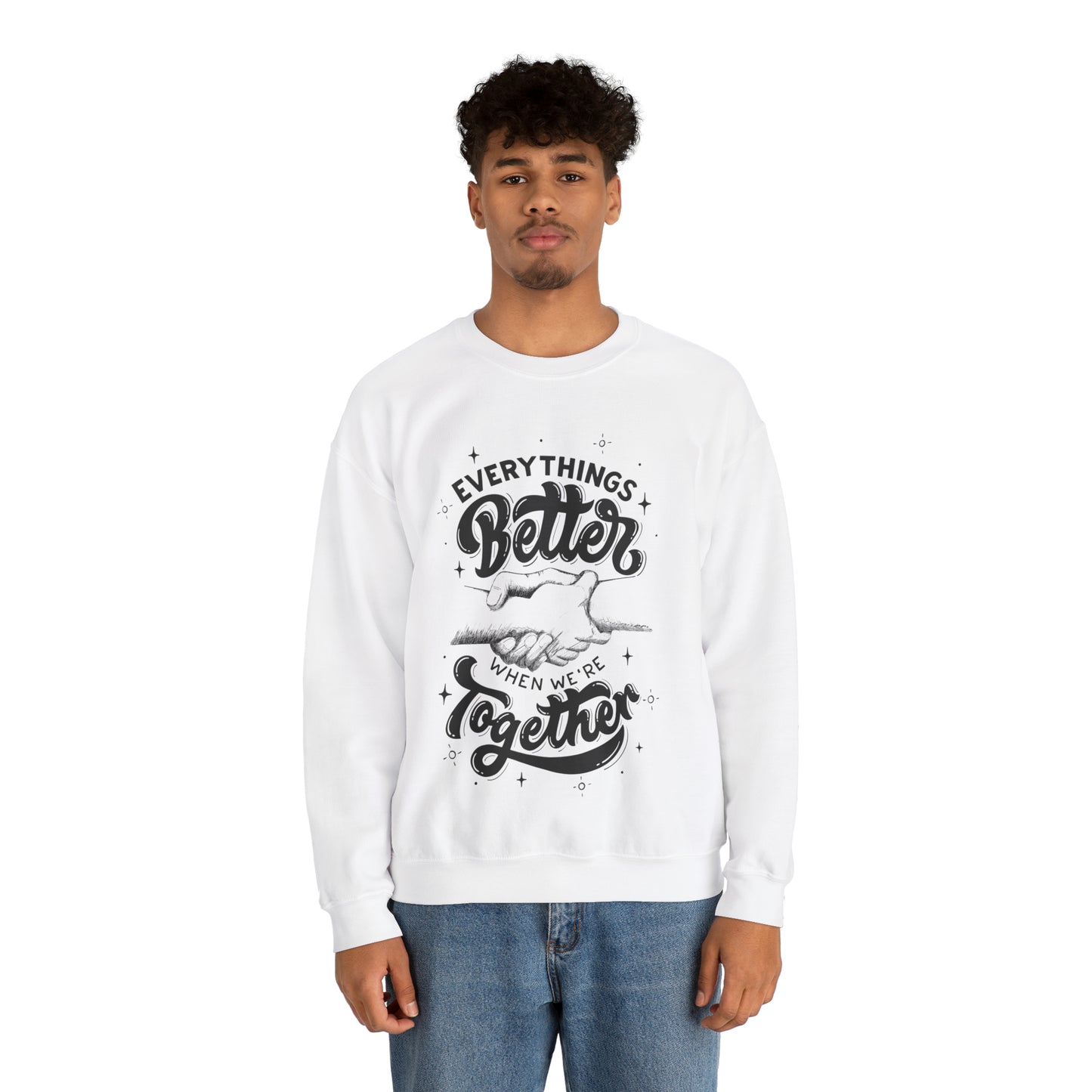 Everything is better together Heavy Blend™ Crewneck Sweatshirt