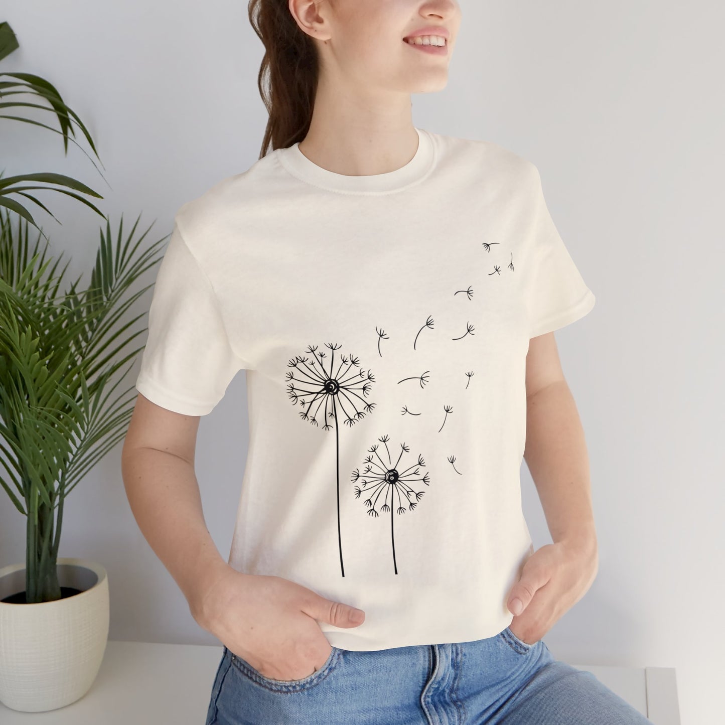 Beautiful flower Jersey Short Sleeve T-Shirt for Women