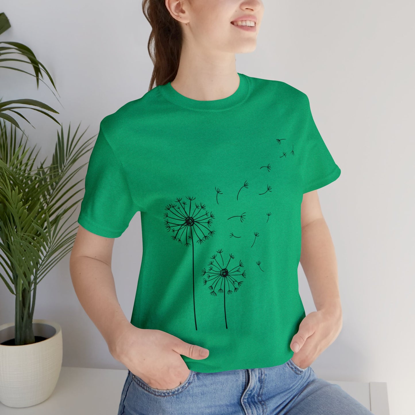 Beautiful flower Jersey Short Sleeve T-Shirt for Women