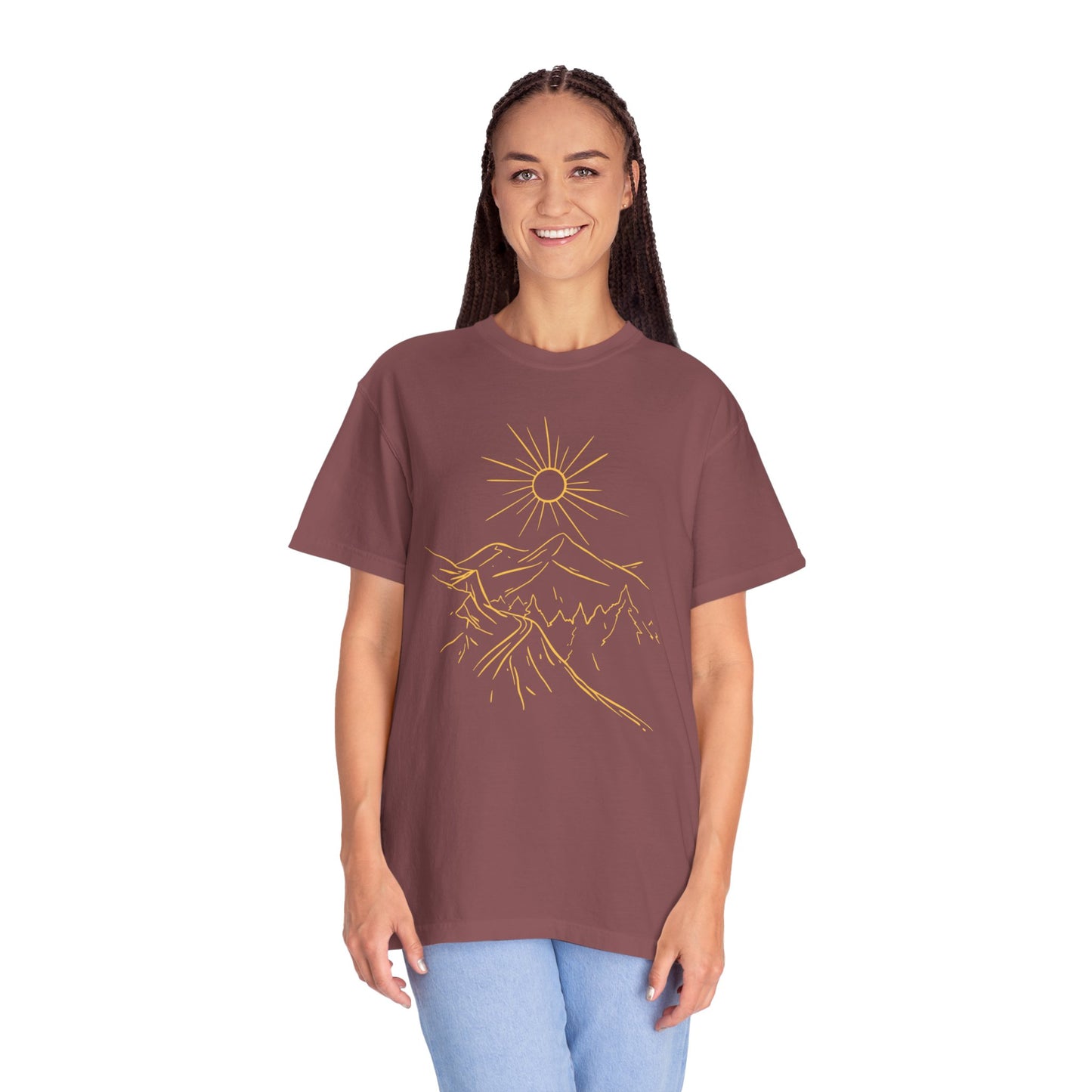 Beautiful mountain art T-shirt for men and women