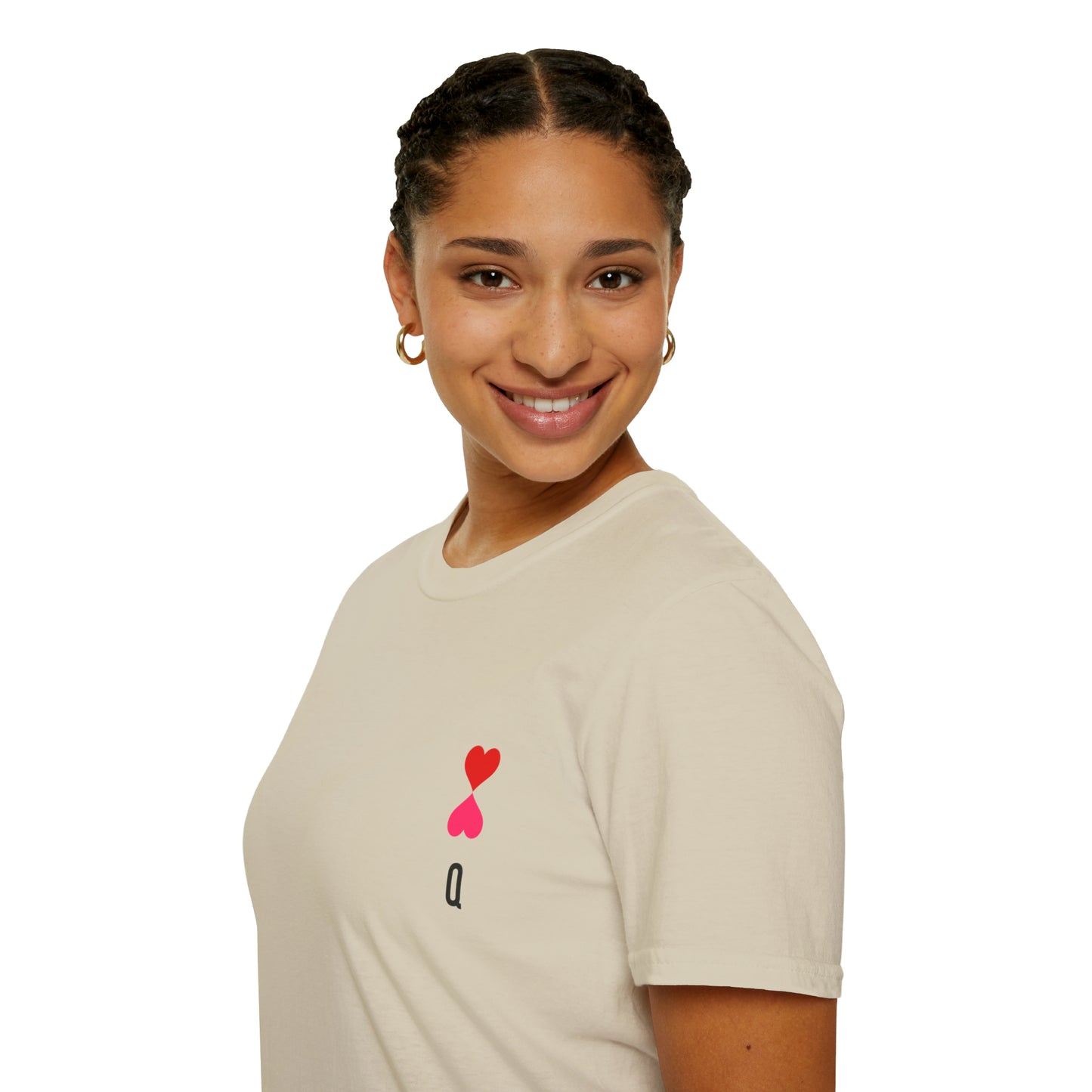 Men and women heart queen Softstyle T-Shirt