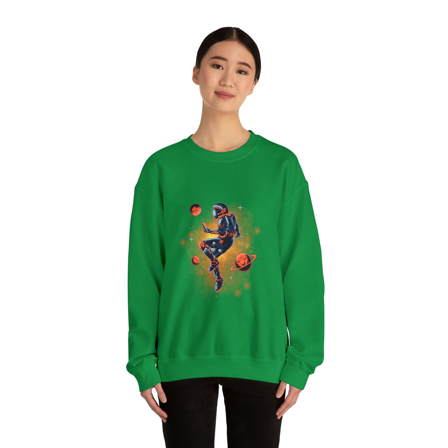 Beautiful Astronaut Heavy Blend™ Crewneck Sweatshirt for men and women