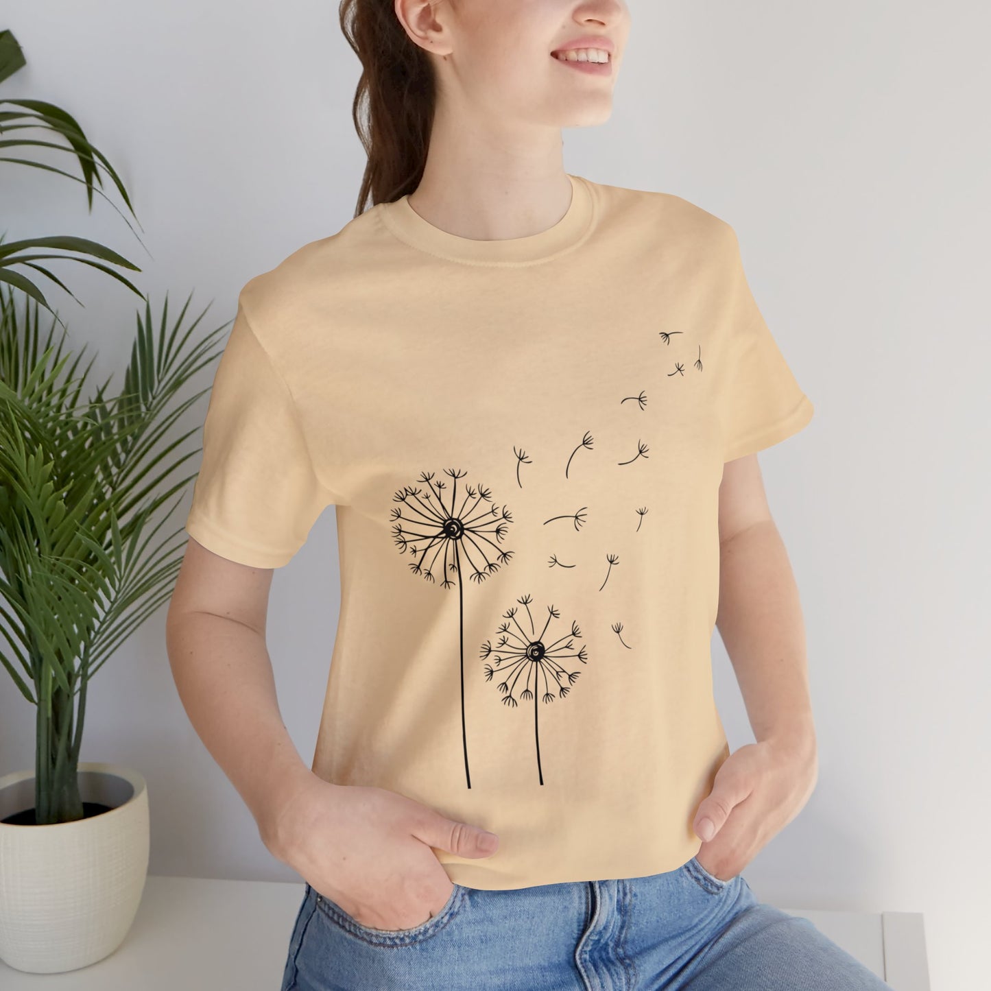 Beautiful flower Jersey Short Sleeve T-Shirt for Women