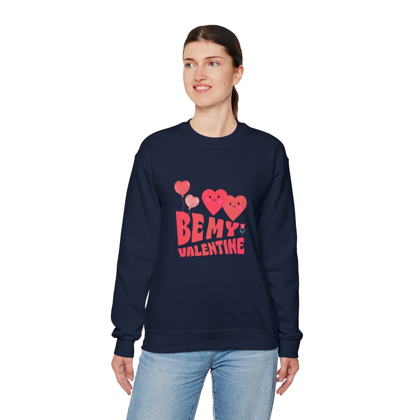 Be my valentine Heavy Blend™ Crewneck Sweatshirt for men and women