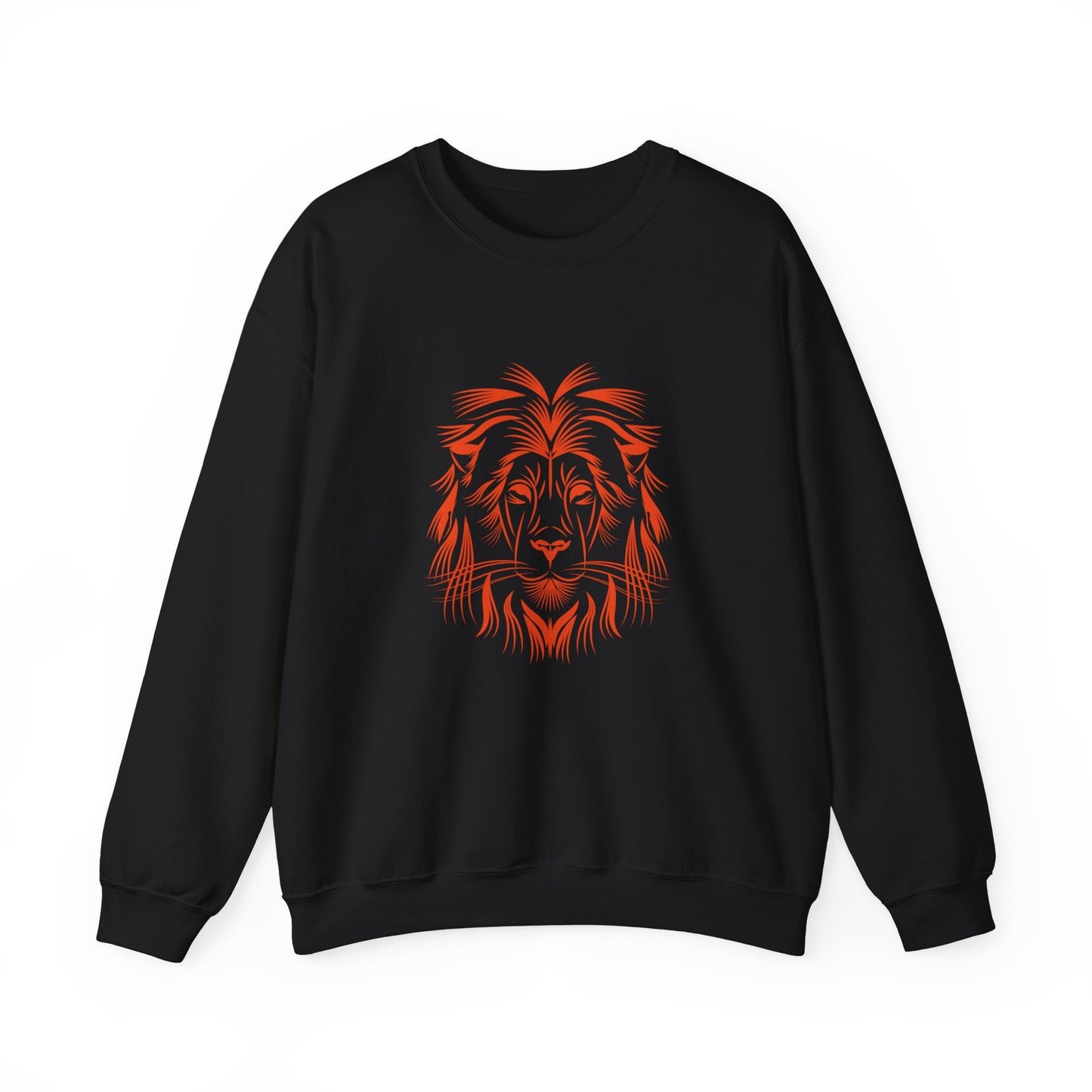 Beautiful lion art Crewneck Sweatshirt for men