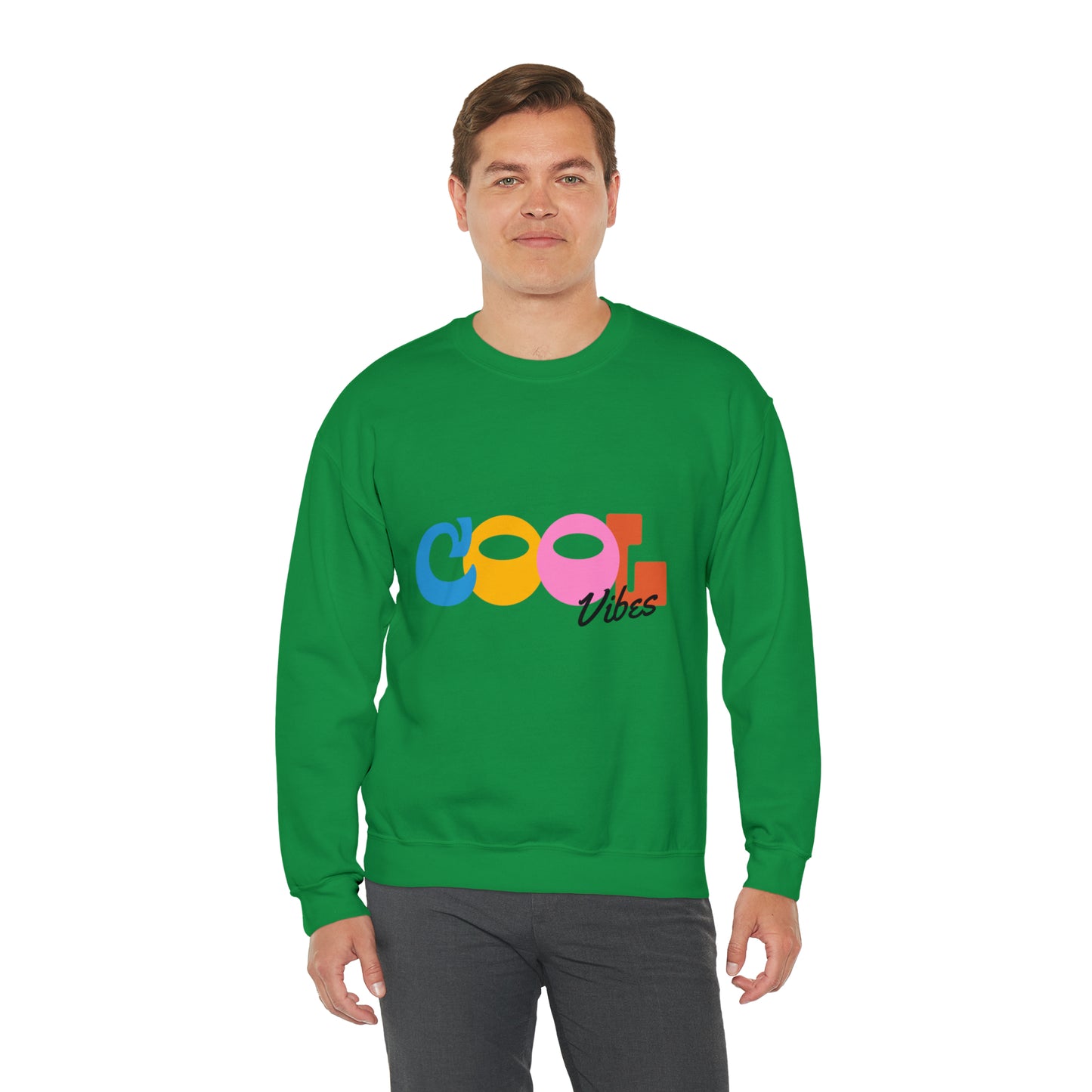 COOL vibes Colourful Heavy Blend™ Crewneck Sweatshirt for Men and Women