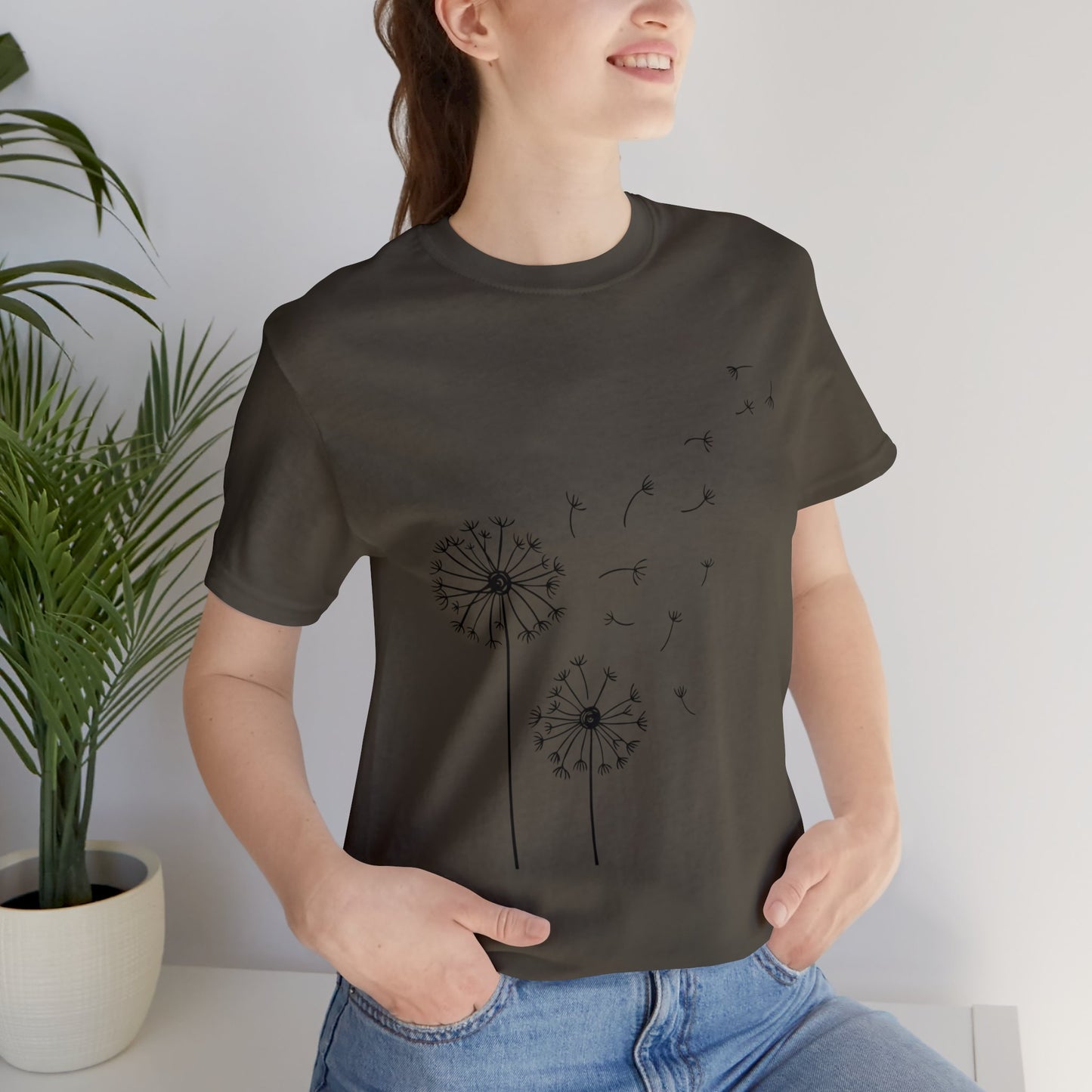 Beautiful flower Jersey Short Sleeve T-Shirt for Women