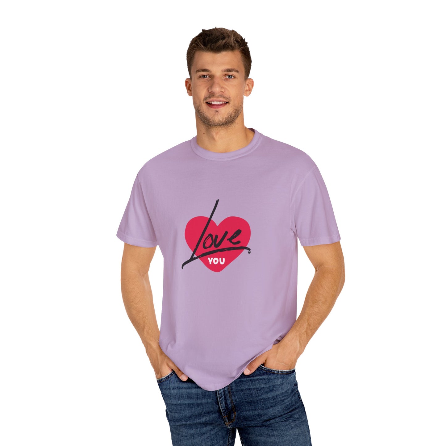 Beautiful I LOVE YOU Valentine's special T-shirt for men and women