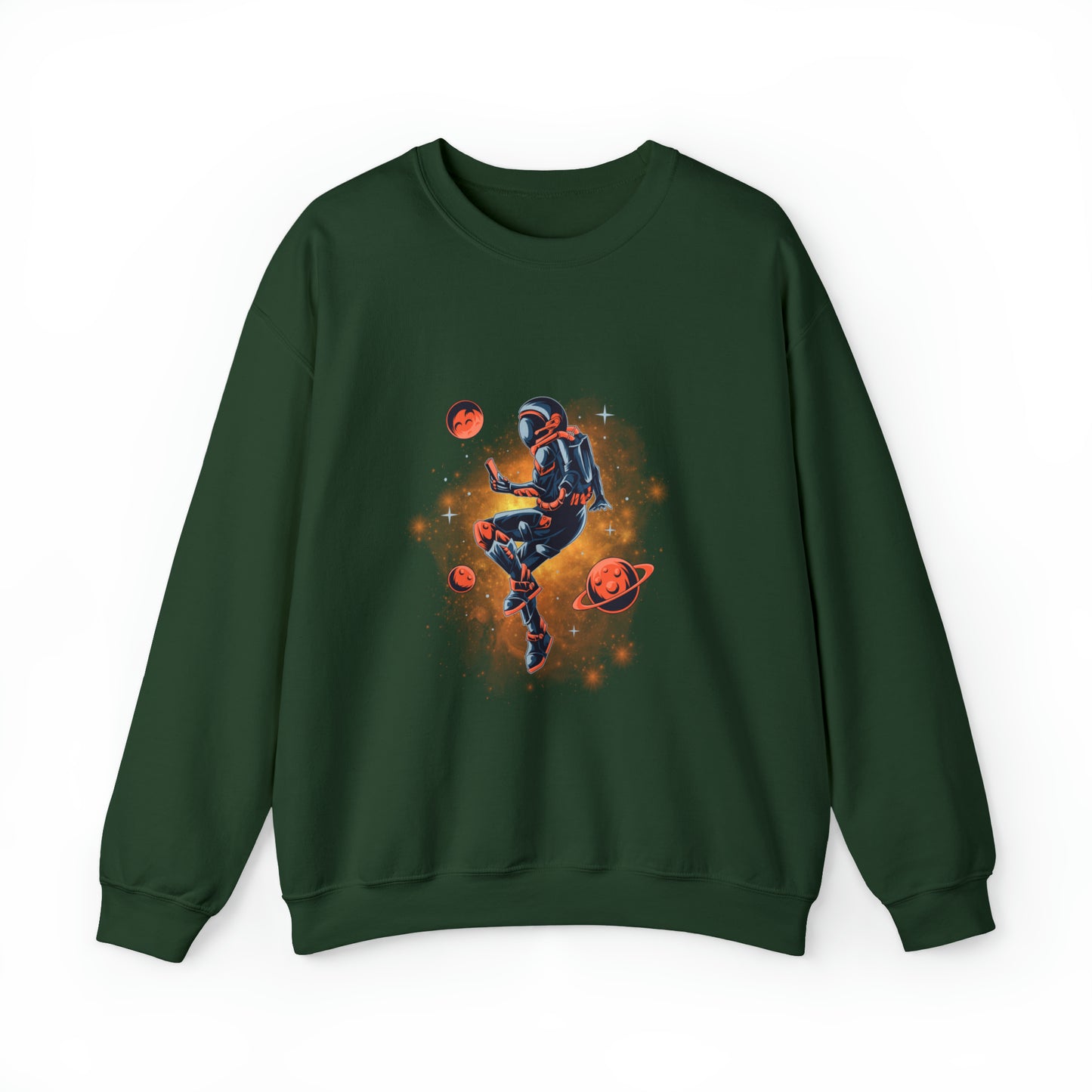 Beautiful Astronaut Heavy Blend™ Crewneck Sweatshirt for men and women