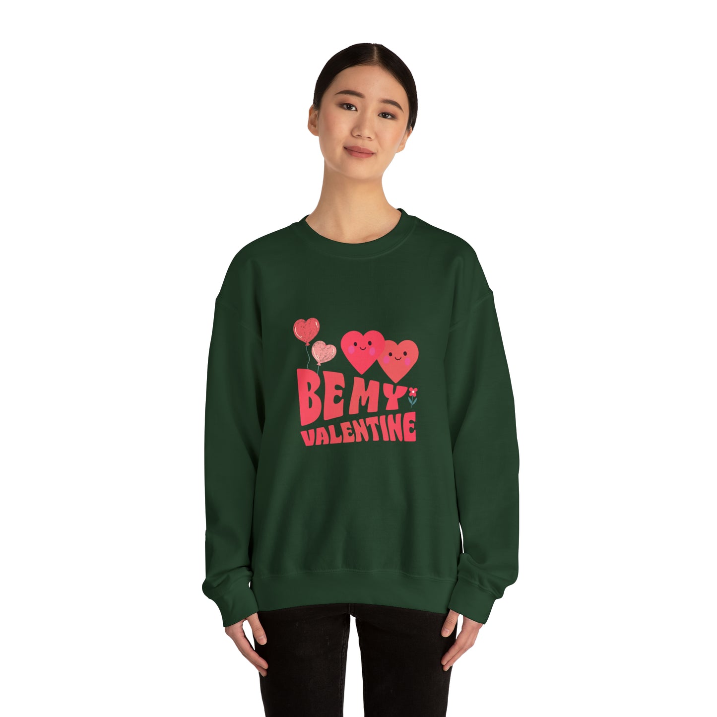 Be my valentine Heavy Blend™ Crewneck Sweatshirt for men and women