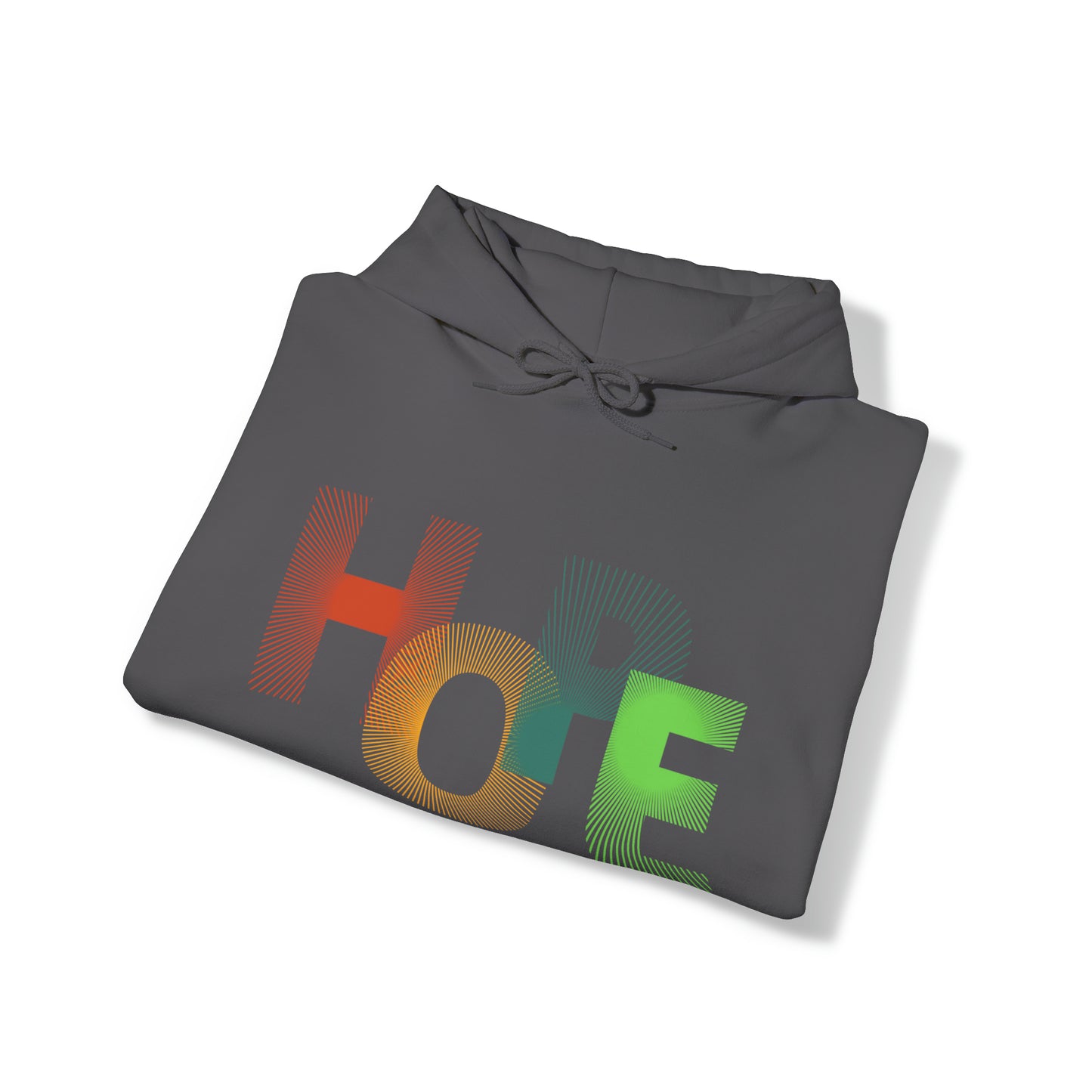 Beautiful and colourful HOPE Heavy Blend™ Hooded Sweatshirt for men and women