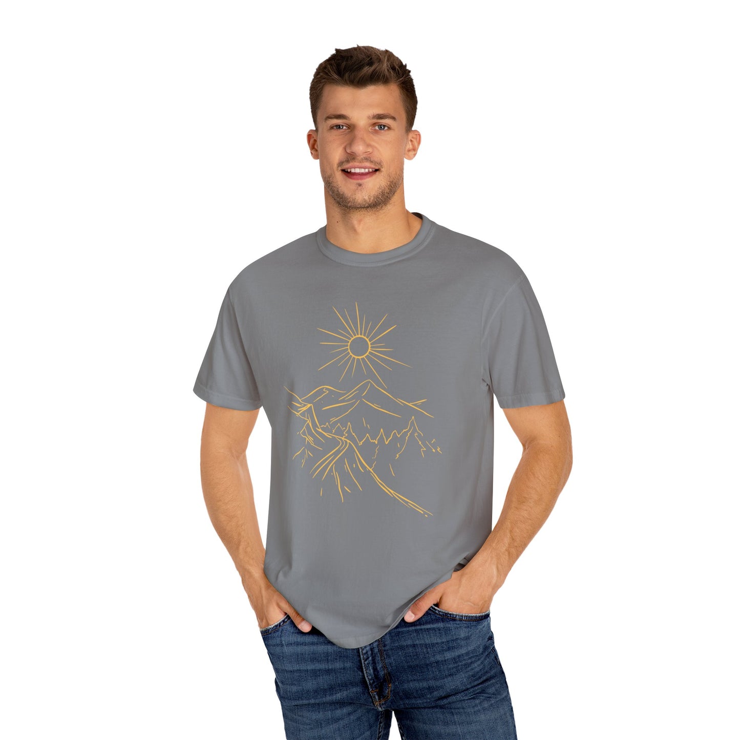 Beautiful mountain art T-shirt for men and women