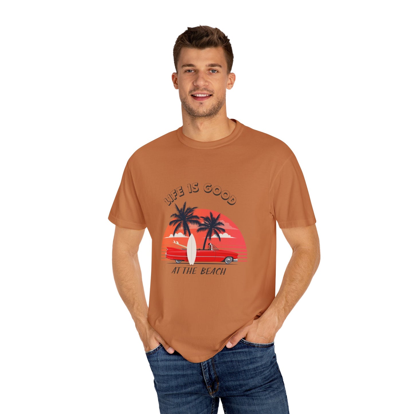 Beautiful life is good at the beach T-shirt for men and women