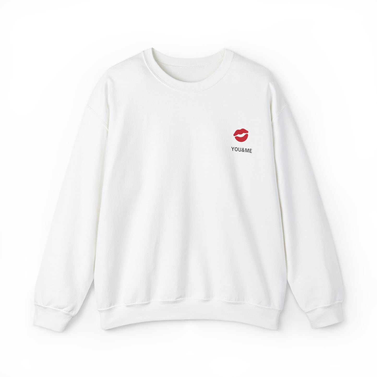 YOU & ME we make a great pair beautiful and creative Heavy Blend™ Crewneck Sweatshirt for men and women