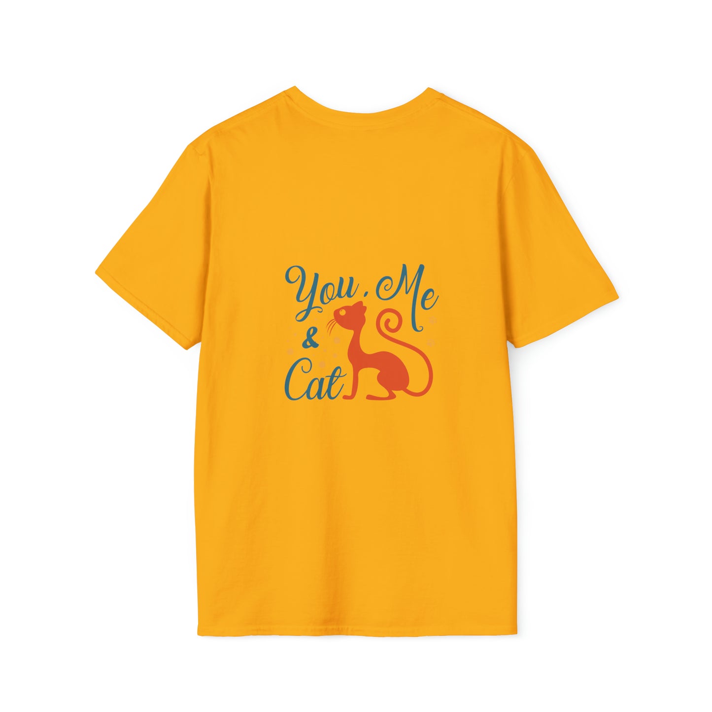 You me and cat cute Softstyle T-Shirt for women