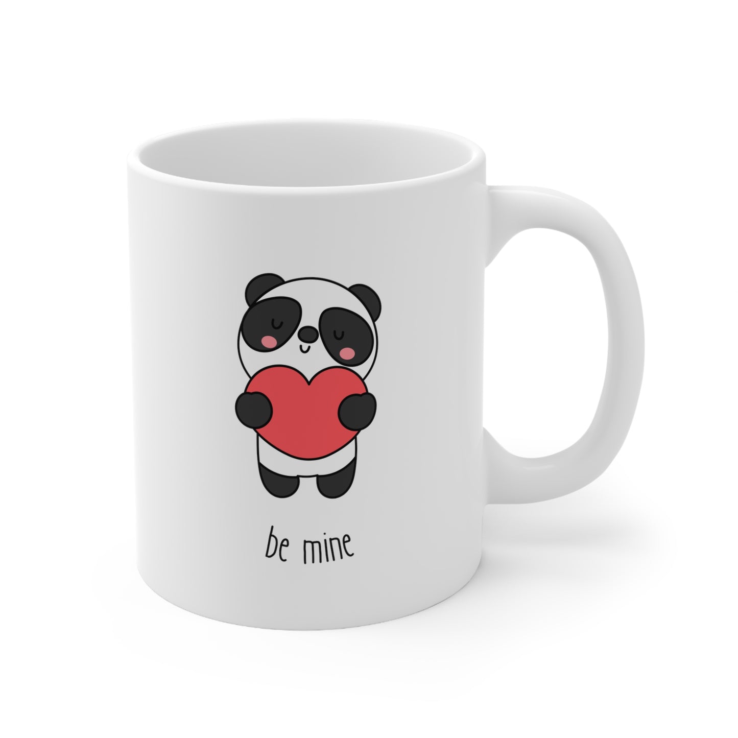 Be Mine cute panda Ceramic coffee Mug 11oz