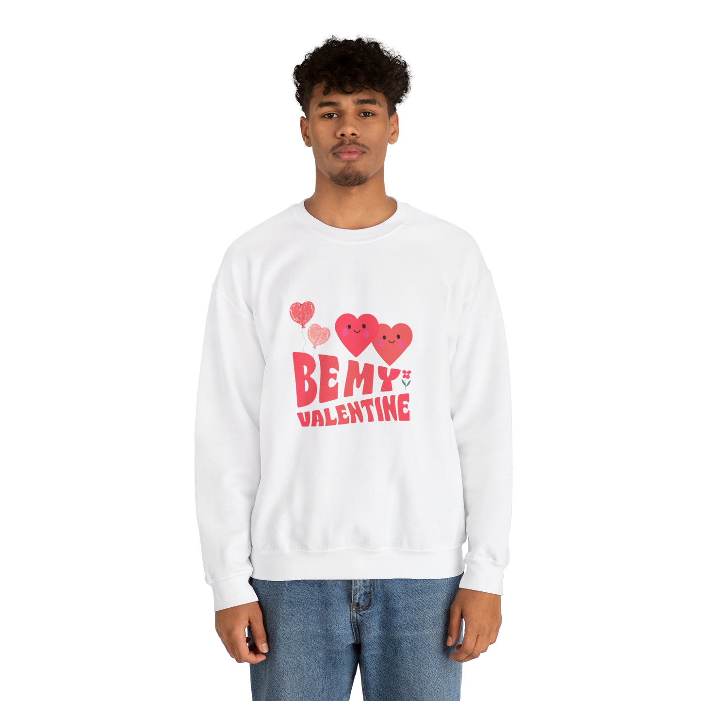 Be my valentine Heavy Blend™ Crewneck Sweatshirt for men and women