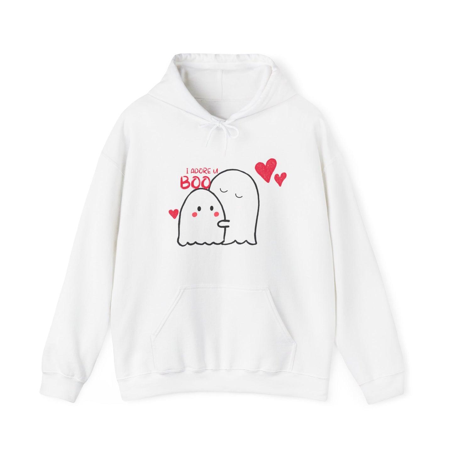 Cute i adore you my boo Heavy Hooded Sweatshirt for men and women