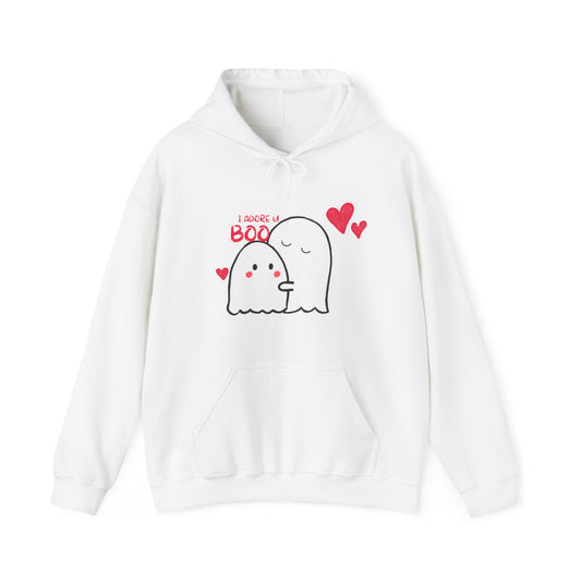 Cute i adore you my boo Heavy Hooded Sweatshirt for men and women