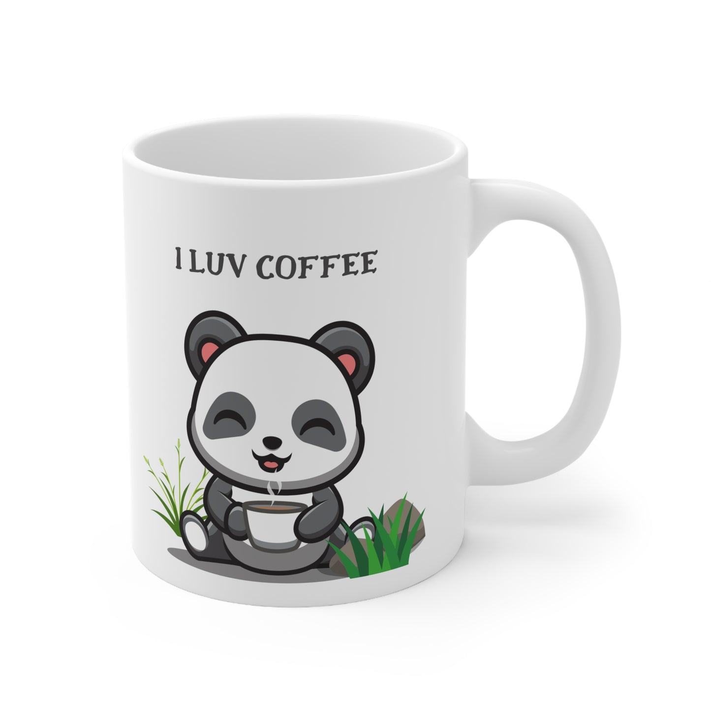 I Love coffee cute panda coffee Mug 11oz