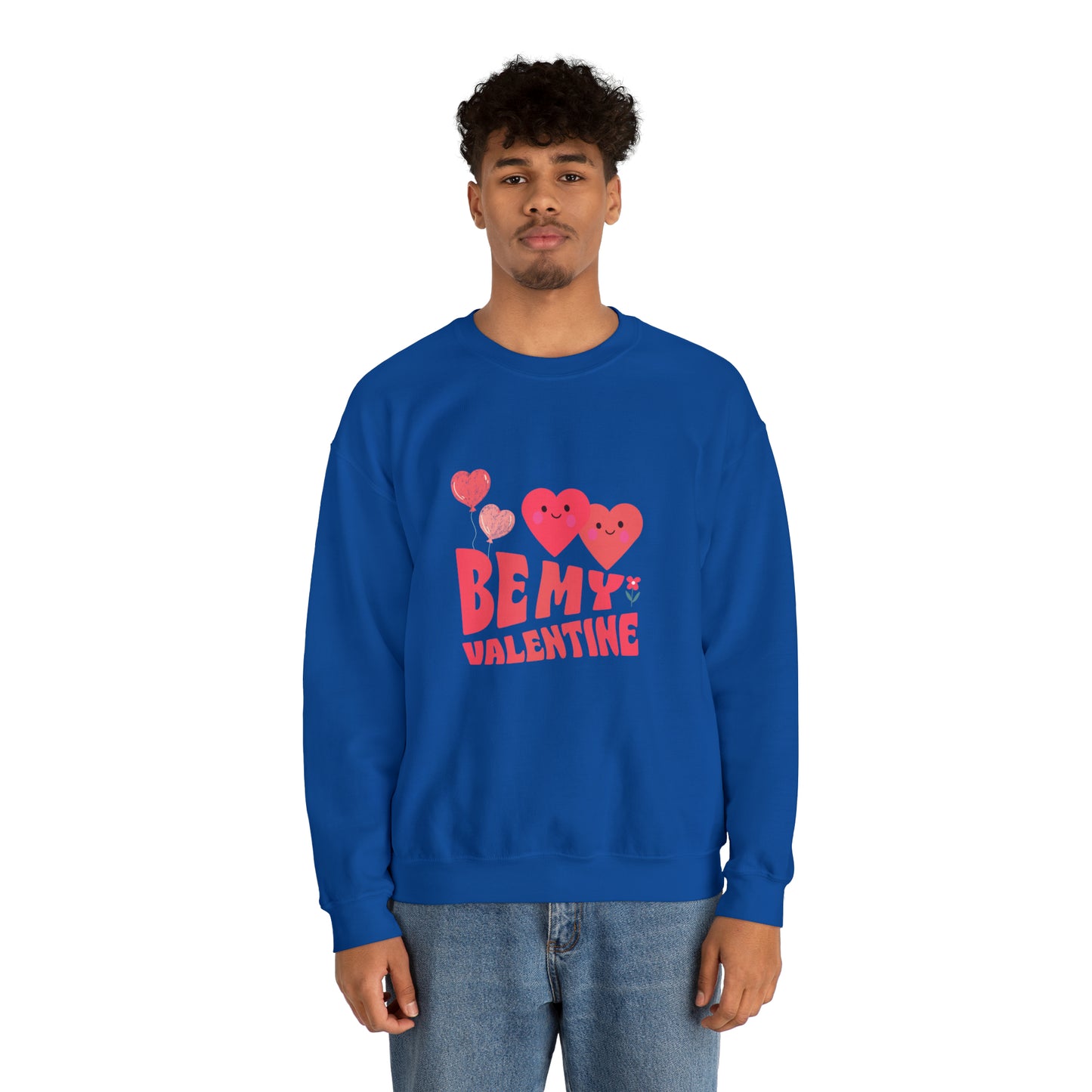 Be my valentine Heavy Blend™ Crewneck Sweatshirt for men and women