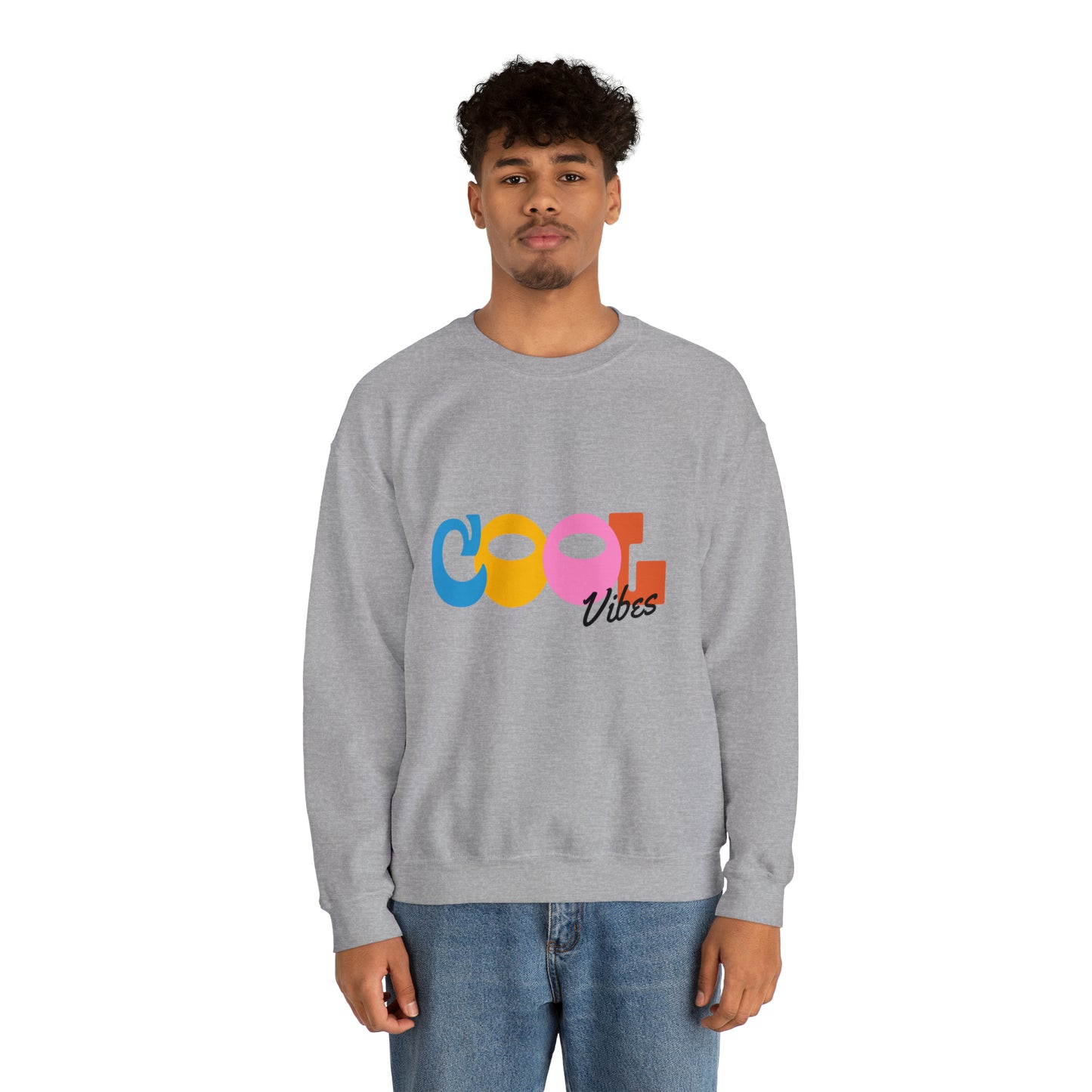 COOL vibes Colourful Heavy Blend™ Crewneck Sweatshirt for Men and Women