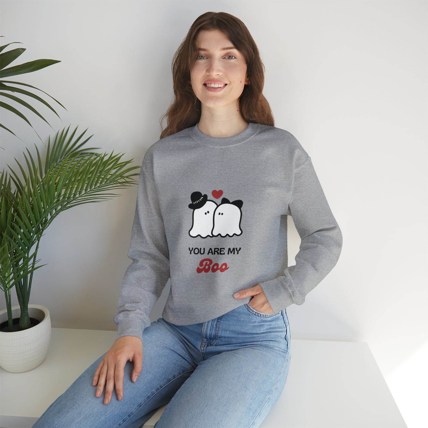 CUTE couple You are my BOO Heavy Blend™ Crewneck Sweatshirt for men and women